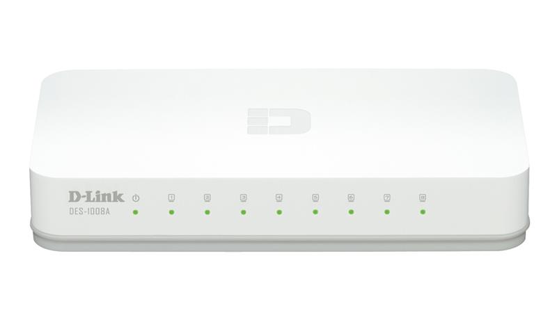 D-Link DES-1008C 8-Port 10/100 Mbps Desktop Switch